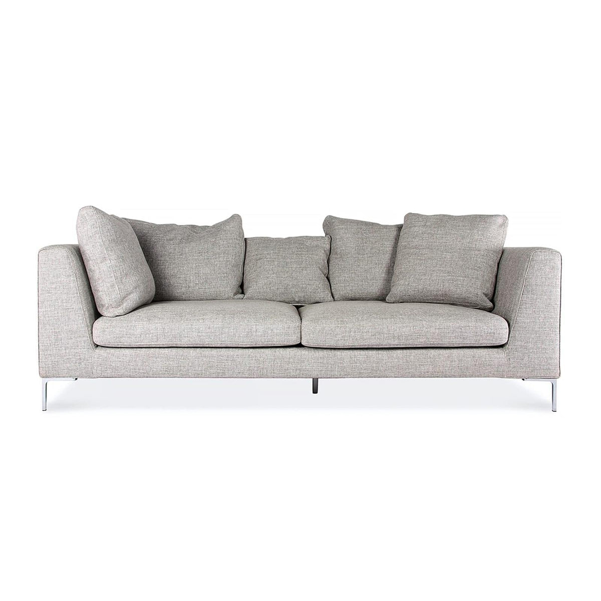 John 3-Seater Sofa - contemporary three-seater with defined arms