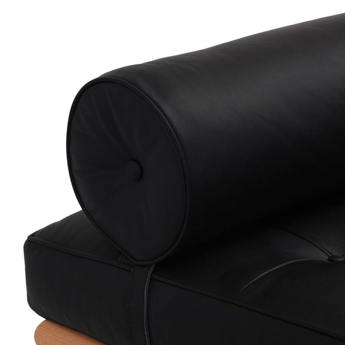 Barcelona Daybed - single bolster resting on a precisely tufted plane