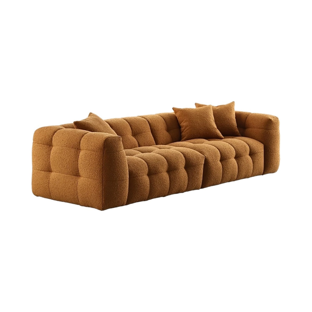Boba 3-Seater Sofa - organic bubble-like cushioning for family living rooms