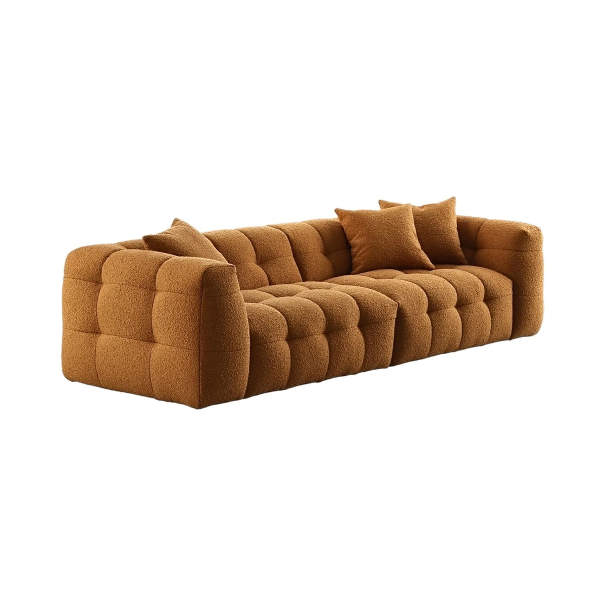 Boba 3-Seater Sofa - organic bubble-like cushioning for family living rooms