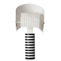 Shogun Table Lamp - Mario Botta-inspired striped table lamp