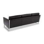 CH103 Sofa - rectilinear upholstery floating on a wooden frame