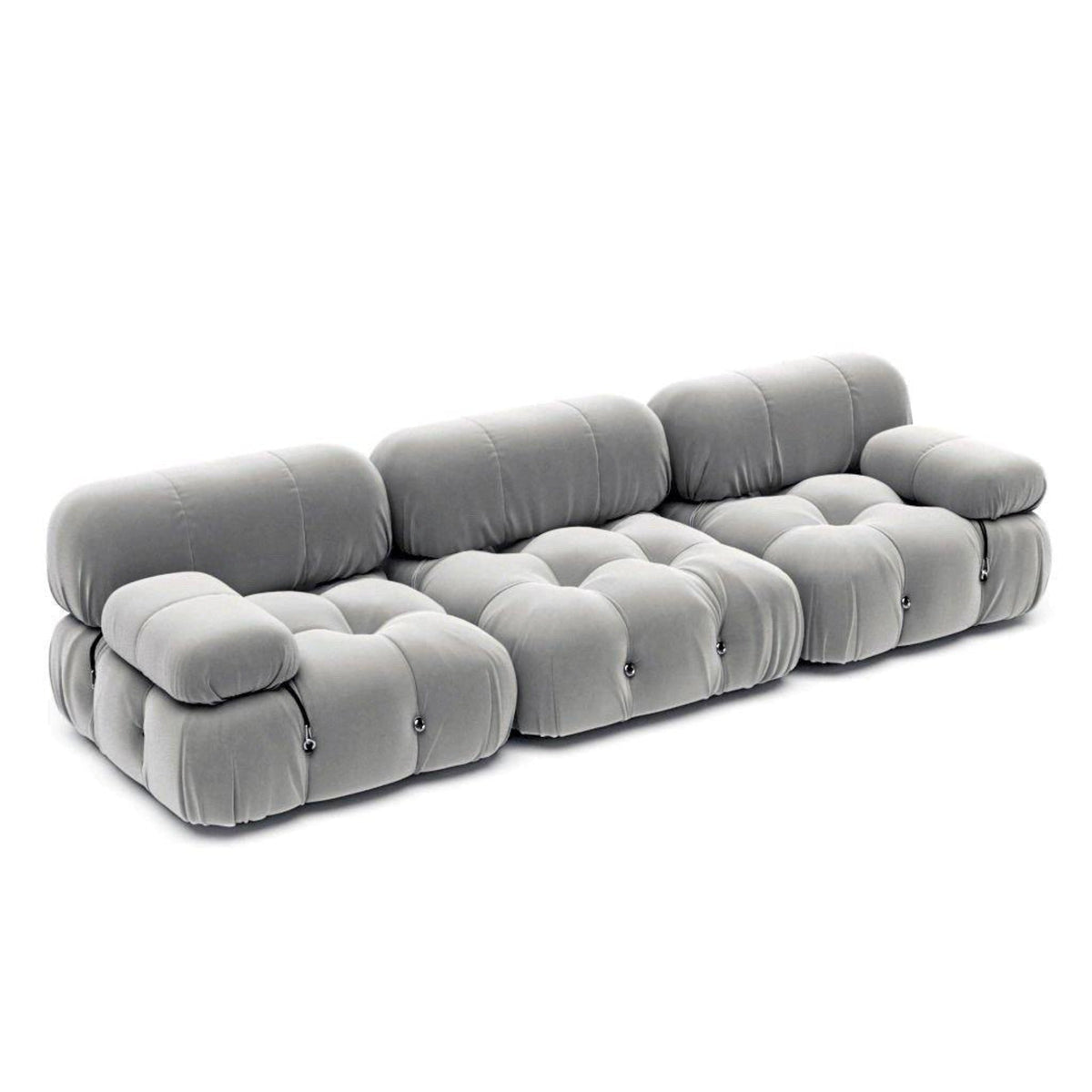 Bellini 3-Seater Sofa - three deep seats framed by plump, rounded armrests