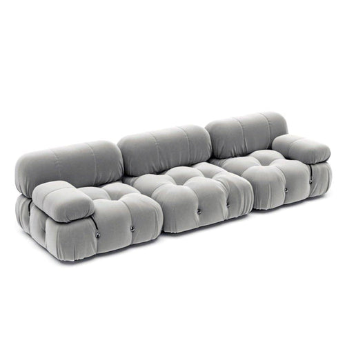 Bellini 3-Seater Sofa - three deep seats framed by plump, rounded armrests