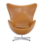 Egg Chair - Arne Jacobsen-inspired lounge chair with curved shell