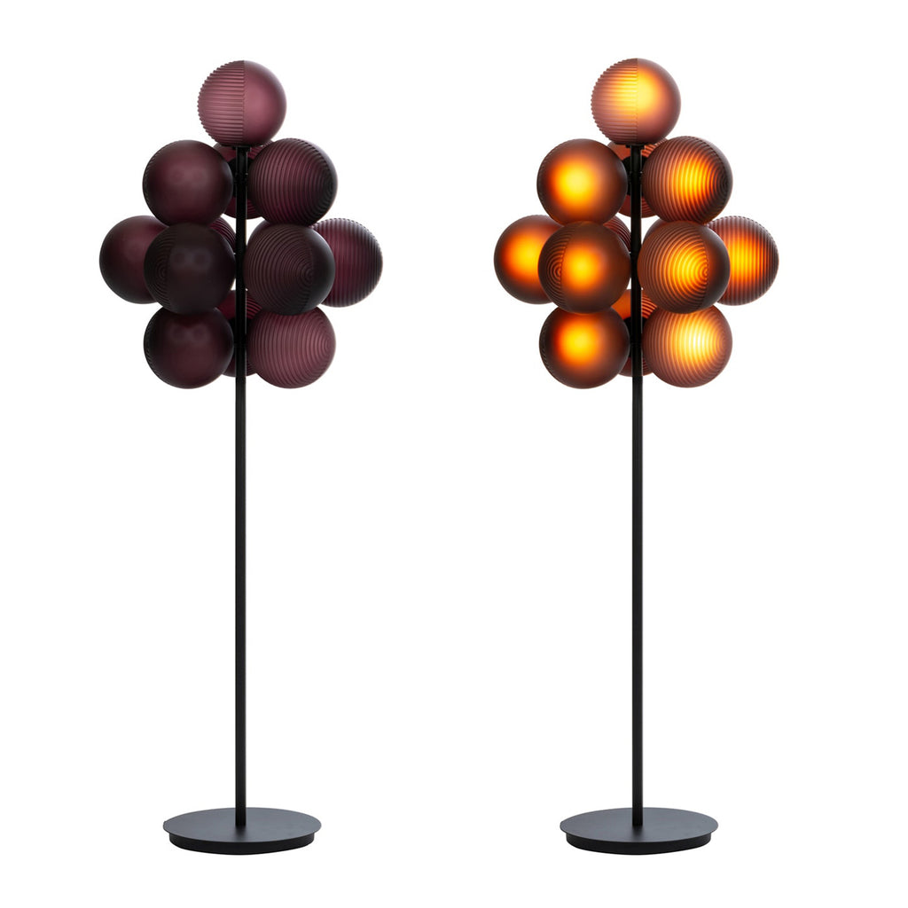 Stellar Grape Floor Lamp - multiple globes at different heights