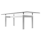 LC6 Table - clear glass top