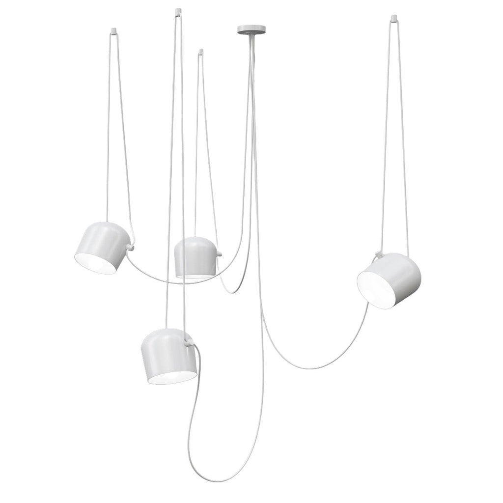 AMI Pendant Lamp - cable-draped ceiling pendant for dining tables and stairwells
