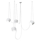 AMI Pendant Lamp - cable-draped ceiling pendant for dining tables and stairwells