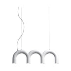 Arch Triple Pendant - layered light for halls, stairwells and generous bedsides
