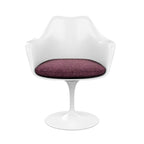 Pedestal Armchair - moulded shell with seat cushion