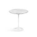 Pedestal Side Table - Marble Top - available with an Arabescato marble top