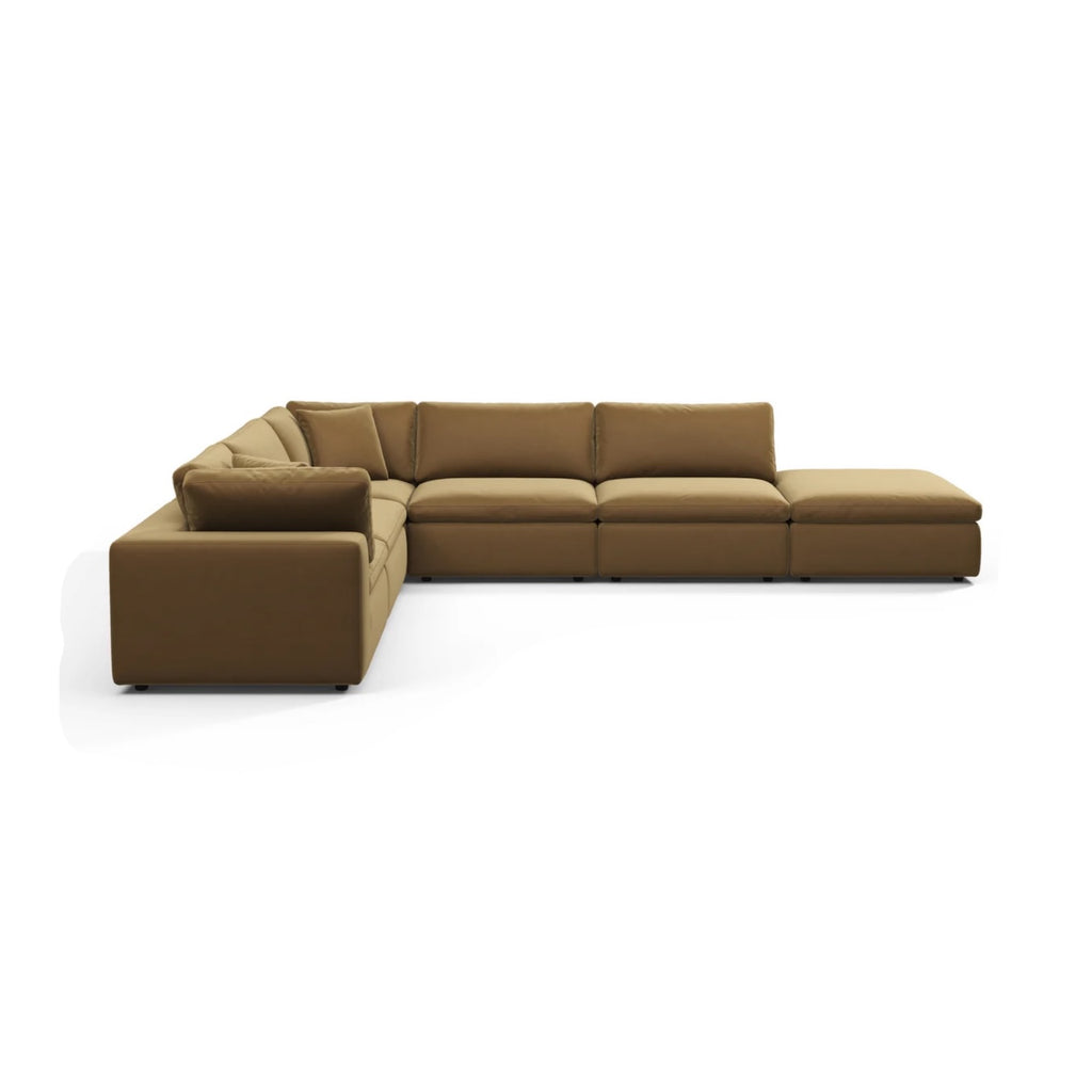Cloud Modular L-Shaped Sofa - oversized modular sofa for family living rooms