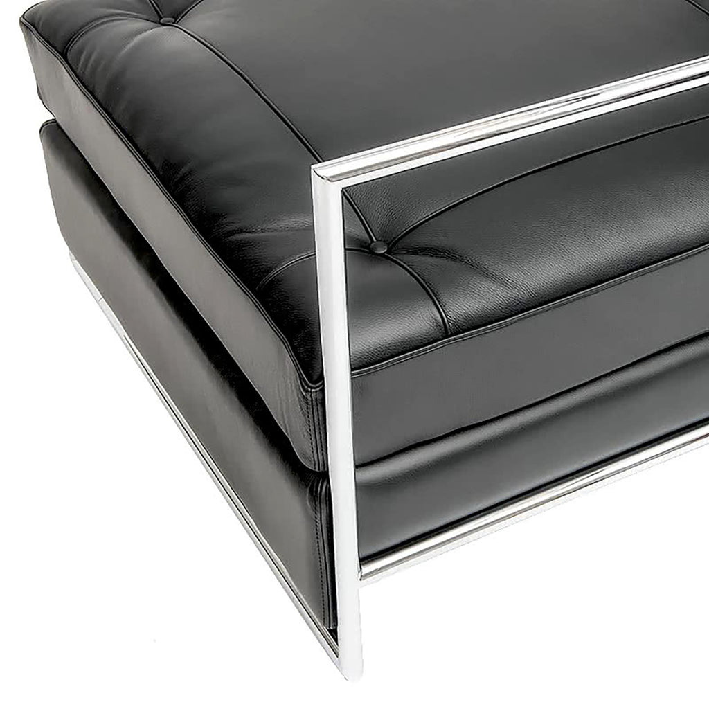 Eileen Gray Daybed - clean rectangular cushion with a discreet bolster