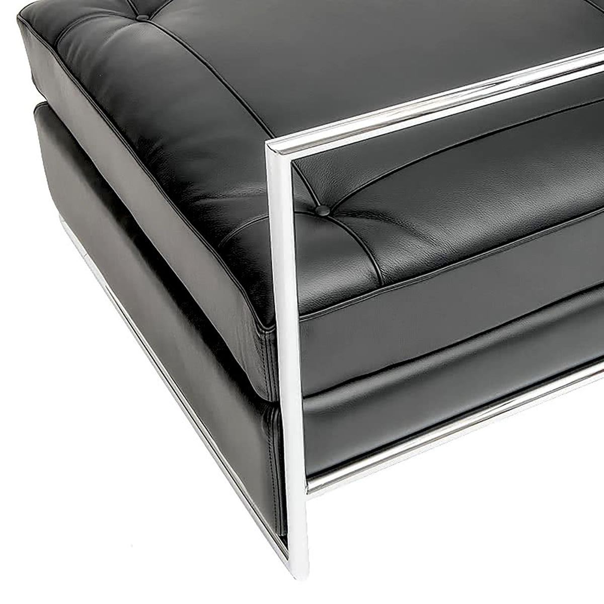 Eileen Gray Daybed - clean rectangular cushion with a discreet bolster