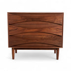 Vodder Lowboy - crisp drawer fronts with fine pulls