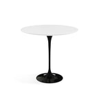 Pedestal Side Table - round top on a single sculpted trumpet base
