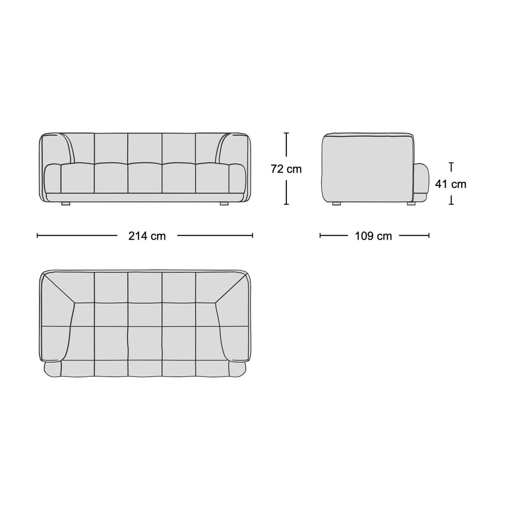 Flex 2-Seater Sofa - modular two-seater from Nue Modern