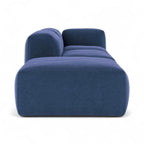 Le Mura Sofa Combo 2 - low-slung modular seating with upholstered walls