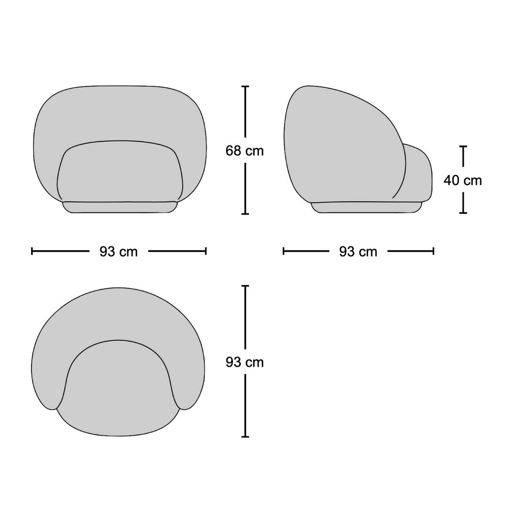 Jonas Armchair - deep, inviting seat with plump loose cushions