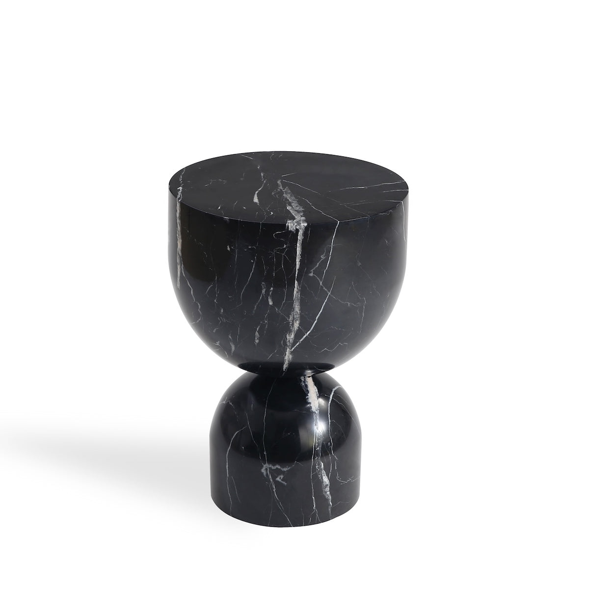 Hourglass Side Table - hourglass tables that work well in pairs