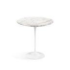 Pedestal Side Table - Marble Top - available with a Nero Marquina marble top
