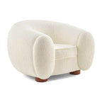 Polar Bear Armchair - Jean Royère-inspired sculptural armchair