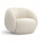 Jonas Armchair - angle view of the rounded arms
