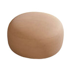 Jonas Ottoman in light brown velvet - top view | Nue Modern