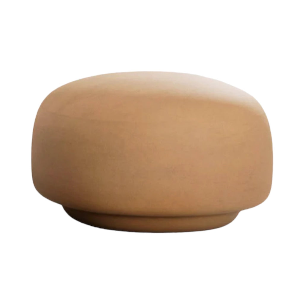 Jonas Ottoman in Earthy Tone Velvet | Nue Modern