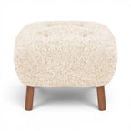 Little Petra Ottoman in Sheepskin | Nue Modern
