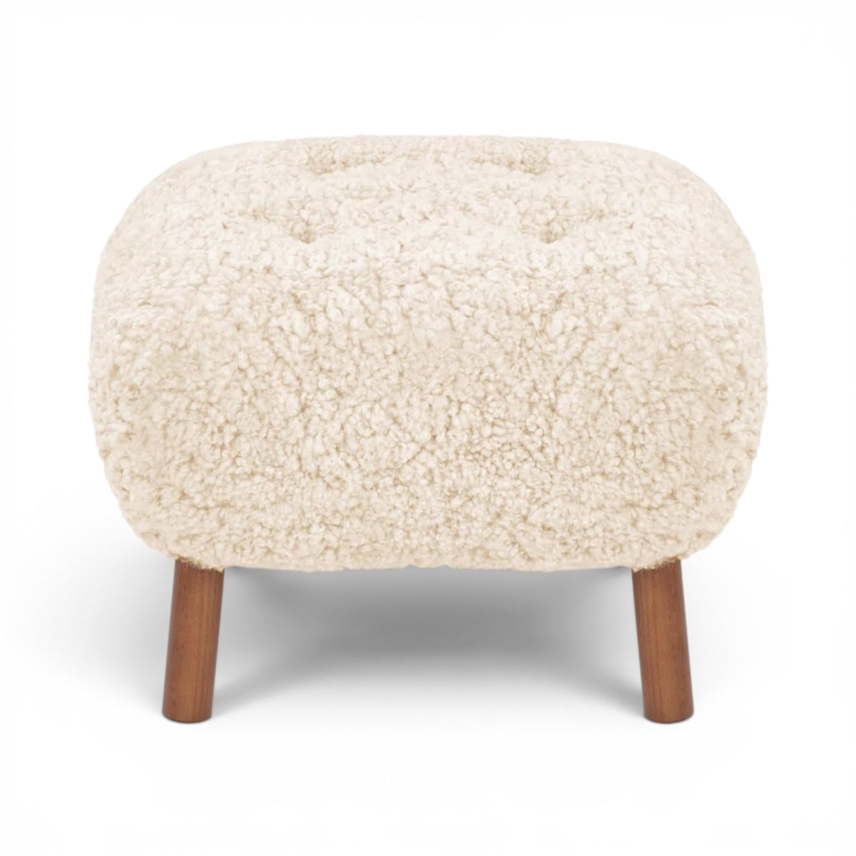 Little Petra Ottoman in Sheepskin | Nue Modern