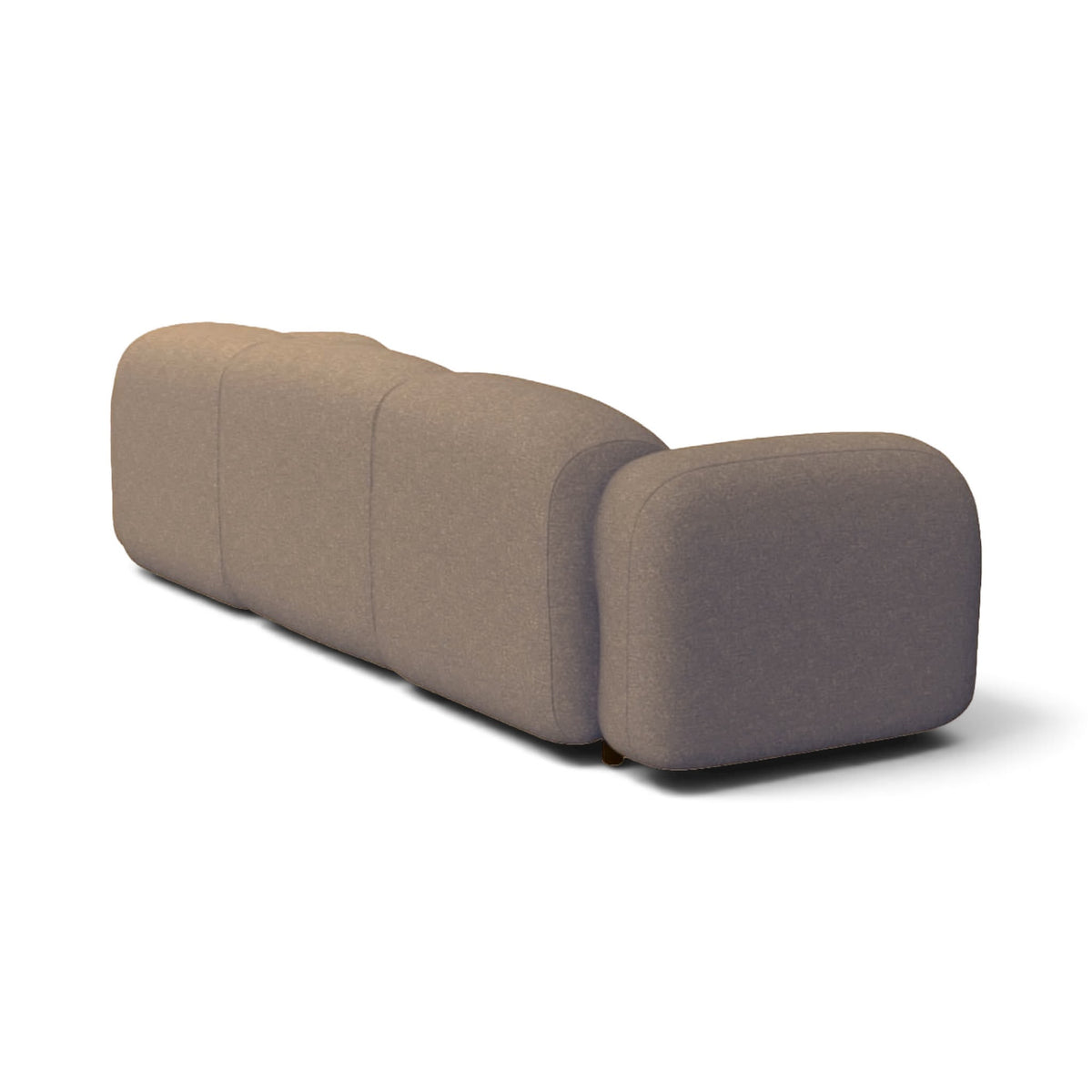 Mellow 3-Seater Sofa - back angle view