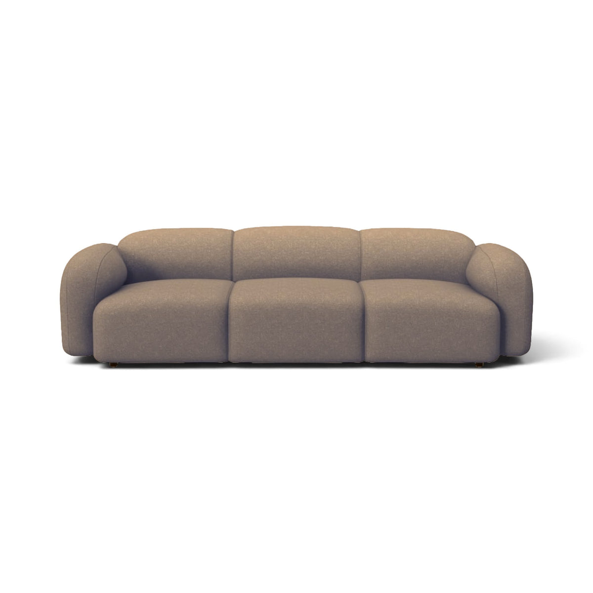 Mellow 3-Seater Sofa - rounded, pillowy three-seater
