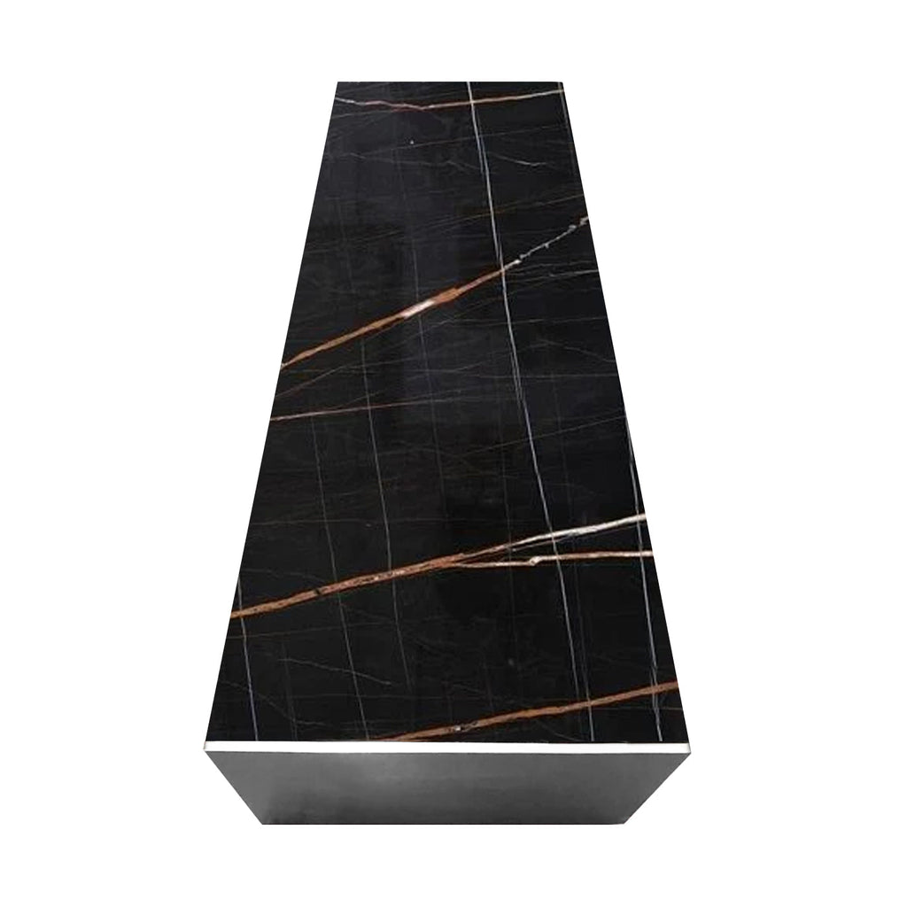 Noir Coffee Table - top view of the marble