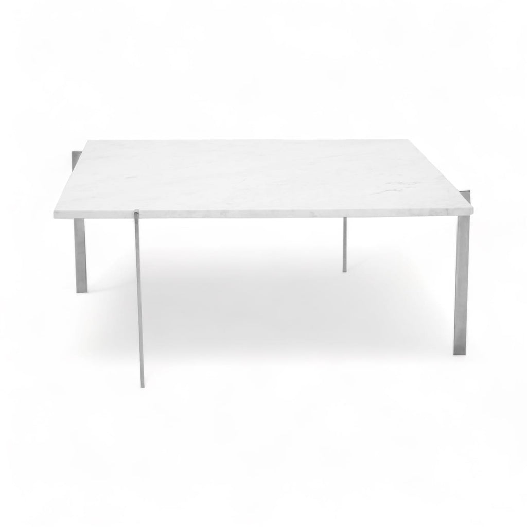 PK61 Coffee Table with carrara marble top | Nue Modern