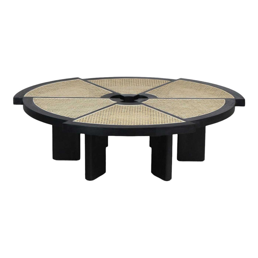 Rio Coffee Table in black - side view