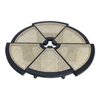 Rio Coffee Table in Black Top View - Charlotte Perriand Inspired | Nue Modern