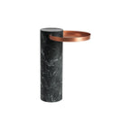 Salute Table B - Black Marble & Copper Tray | Nue Modern