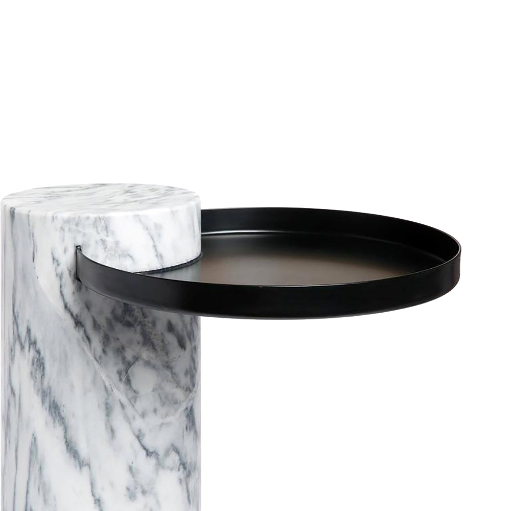 Salute Table B - White & Black | Nue Modern
