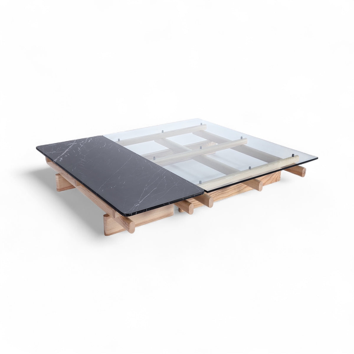 Sengu Coffee Tables as a Set - Angle View | Nue Modern