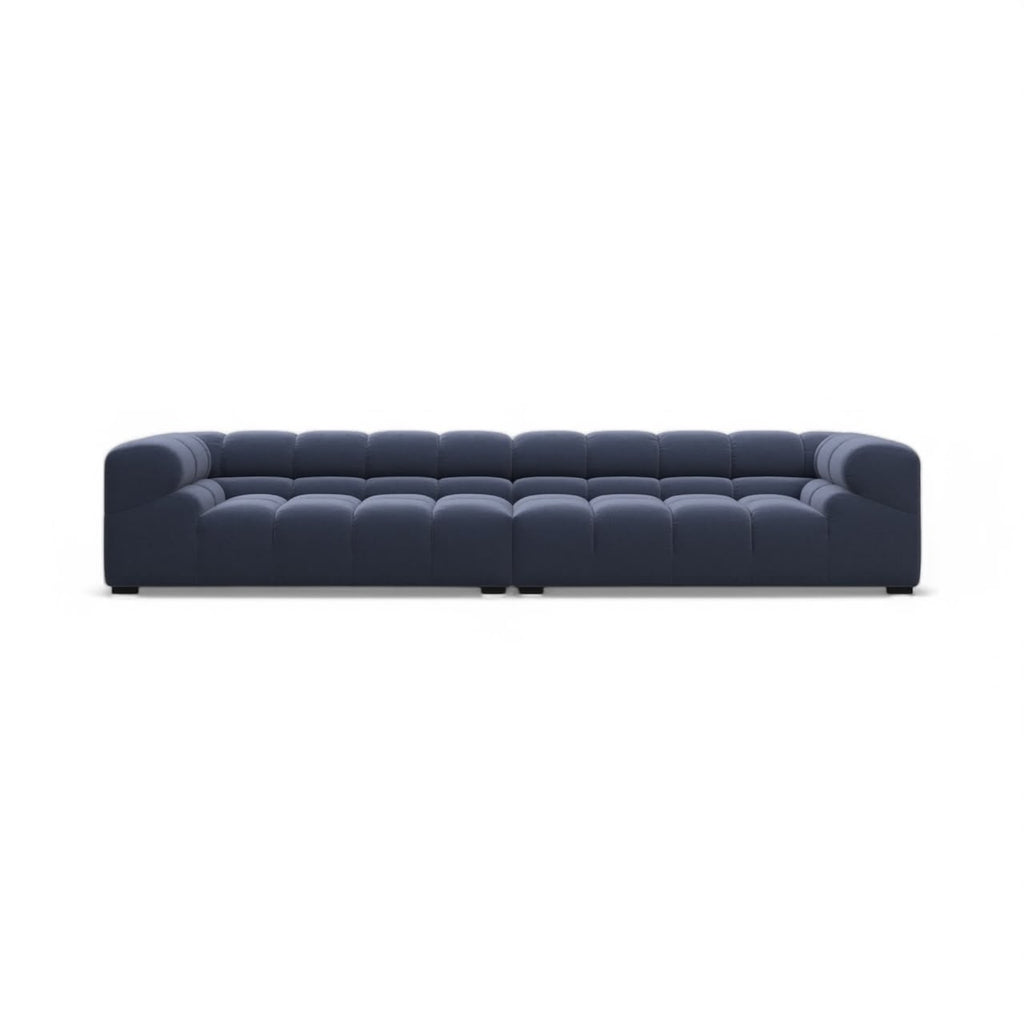 Tufty Large 3-Seater Sofa in a Navy velvet | Nue Modern