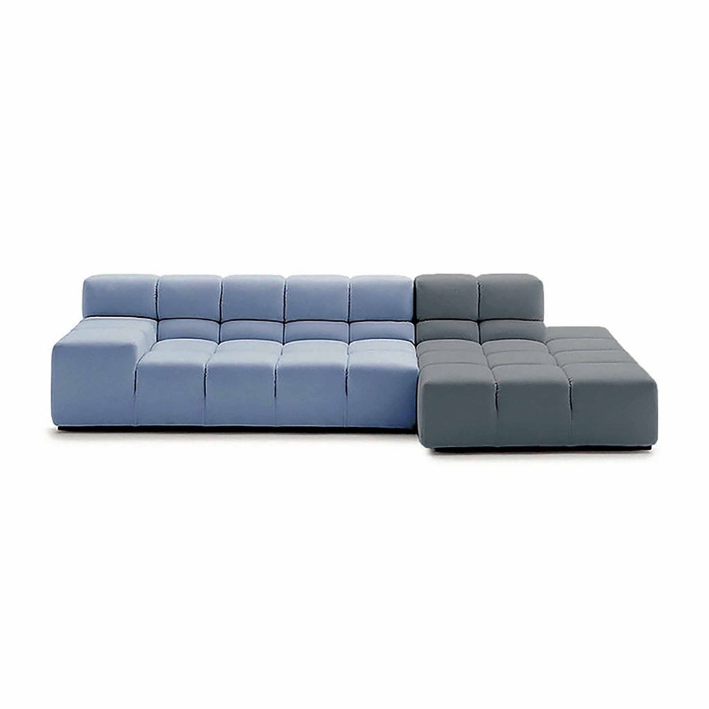 Tufty 3-Seater Sofa with Open End Chaise on the right | Nue Modern