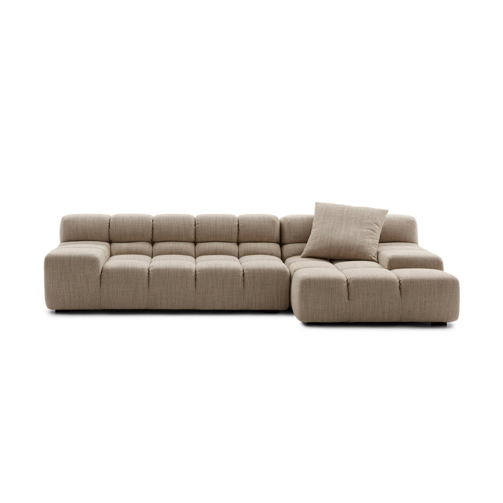 Tufty 3-Seater Sofa with Chaise on the Right | Nue Modern