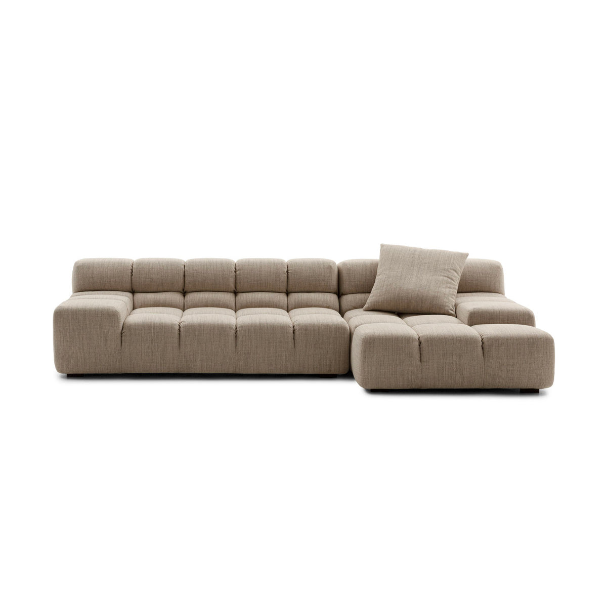 Tufty 3-Seater Sofa with Chaise on the Right | Nue Modern